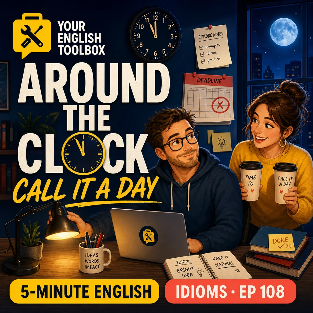 Around the Clock to Call It a Day: 4 Time Idioms in 5 Minutes — cover