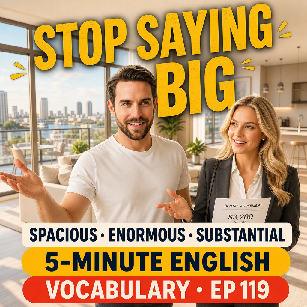 Stop Saying “Big”: Spacious, Enormous or Substantial? — cover