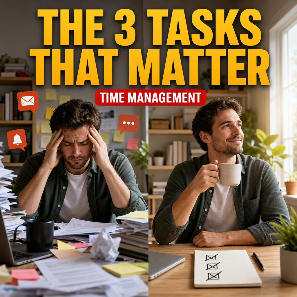 The 3 Tasks That Actually Matter — cover