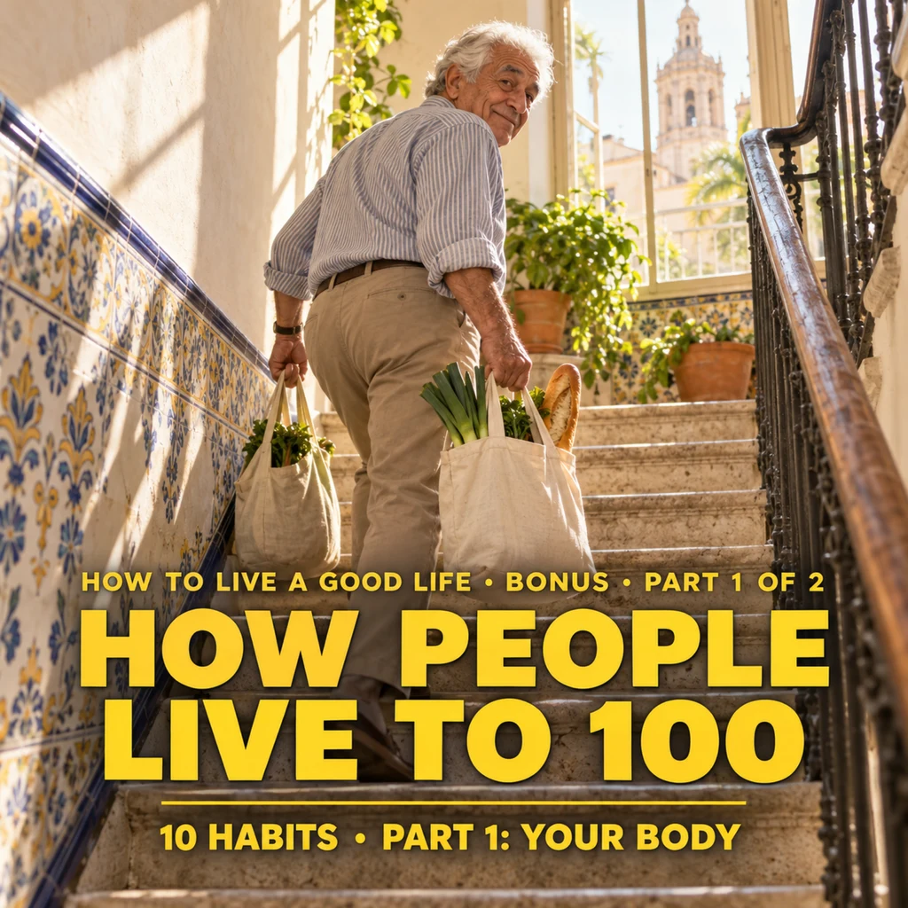 10 Habits of People Who Live to 100 | Part 1: Your Body — cover