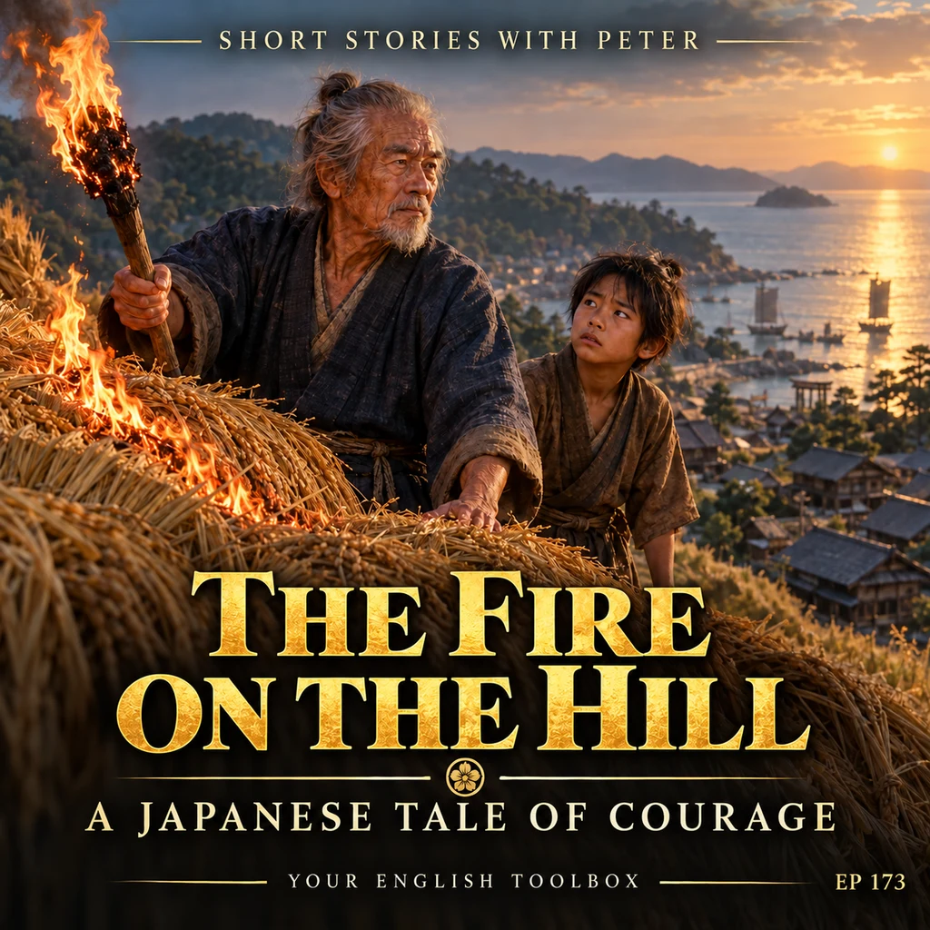 Short Stories with Peter: The Fire on the Hill — cover